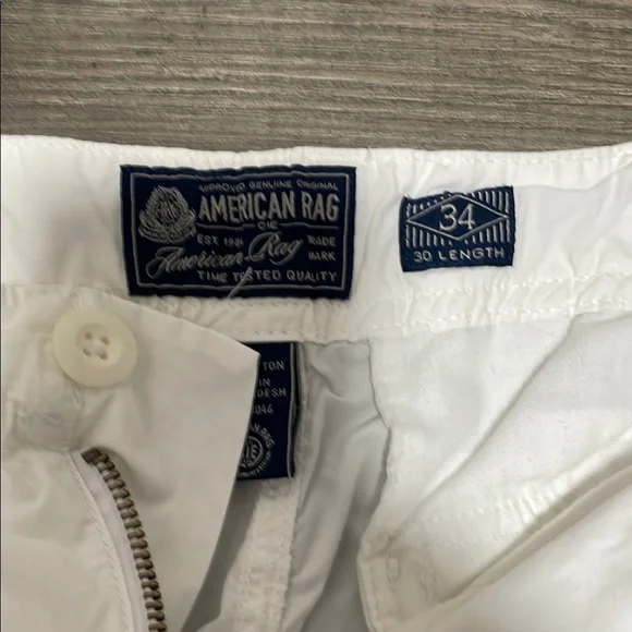 American Rag White Cargo Pants for Men - Picture 3 of 7